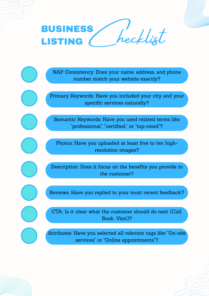 Business Listing Checklist - Find Local Business AU Business Listing Checklist - Find Local Business AU